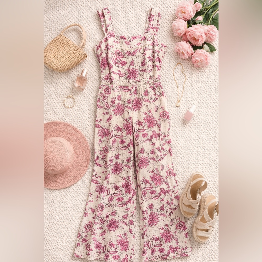 MISA Los Angeles Gorgeous Floral Jumpsuit – XS – NWT
